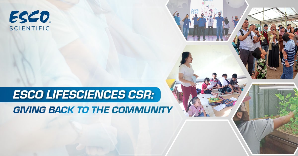 Esco Lifesciences CSR: Giving Back to the Community 